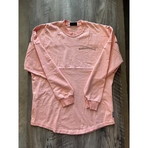 Margaritaville Woman To Blame Cotton Long Sleeve Shirt Extra Small Gold